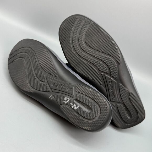 Orthofeet Quincy Women's 7.5 Blue Loafer Monk Strap Round Toe Slip On Comfort - Picture 9 of 10